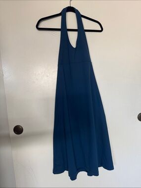 Patagonia Women's Halter Dress in Deep Teal Blue